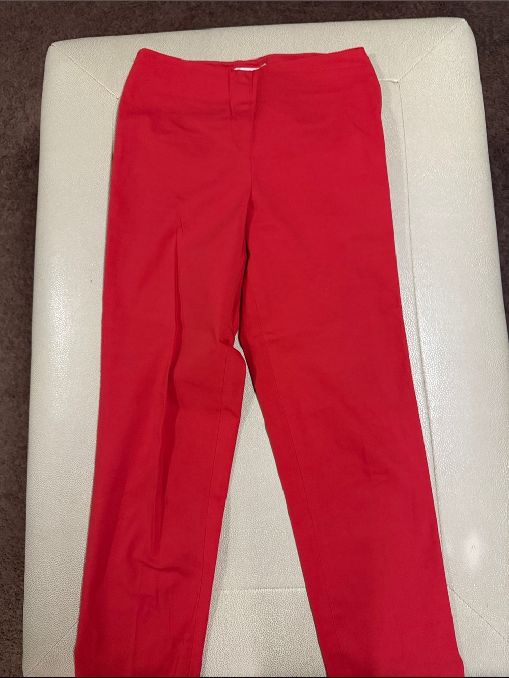 Leggiadro Bold Red Skinny Pants